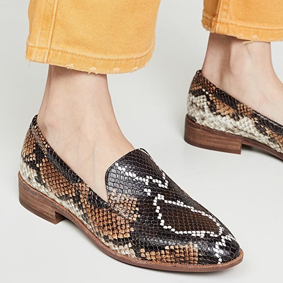 Madewell frances loafer snake Clearance